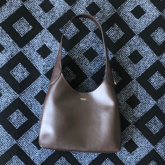 Coach Handbags - Coach Dark Brown Brooklyn 28 Shoulder Bag
